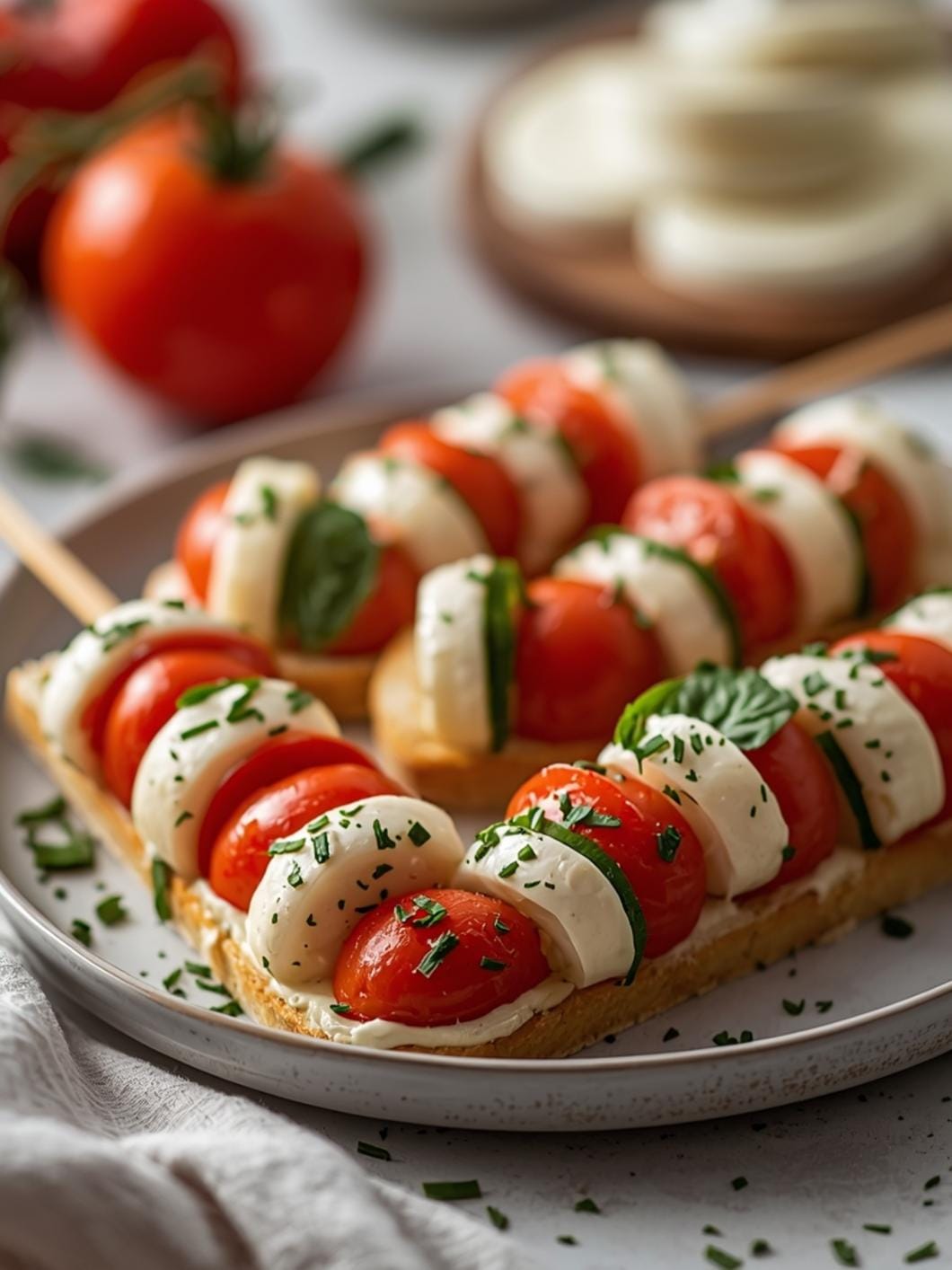 Heart-Shaped Caprese Skewers: Easy Valentine's Day Appetizer Idea