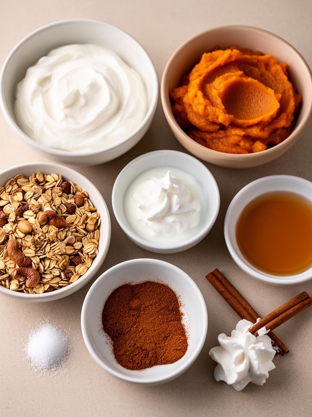 High-Protein Pumpkin Cheesecake Bowl - Healthy & Low Calorie Fall Dessert