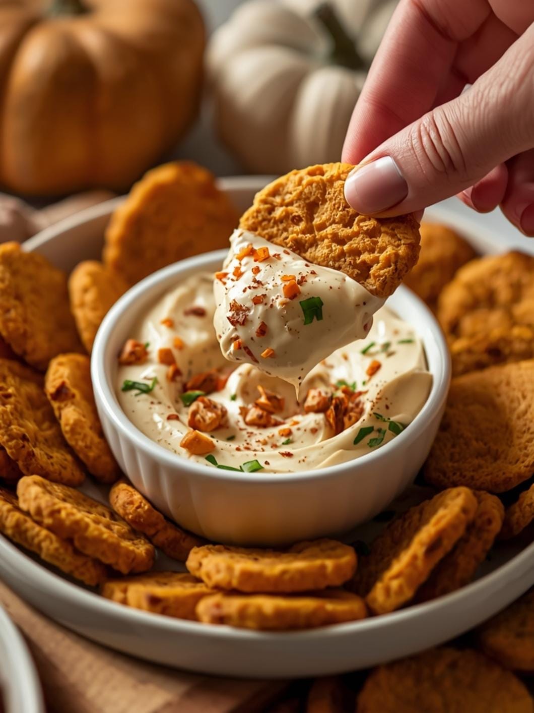 High-Protein Pumpkin Cheesecake Dip