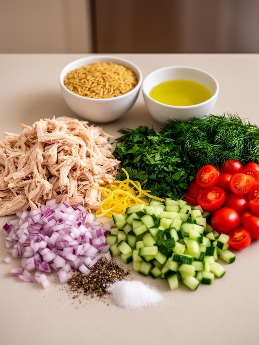 Lemon Chicken Orzo Salad: Easy & Flavorful Pasta Salad Recipe