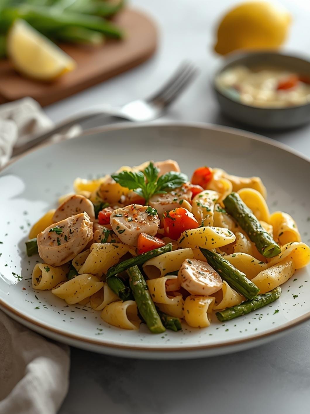 Lemon Chicken Pasta Primavera: A Fresh & Flavorful Family Meal