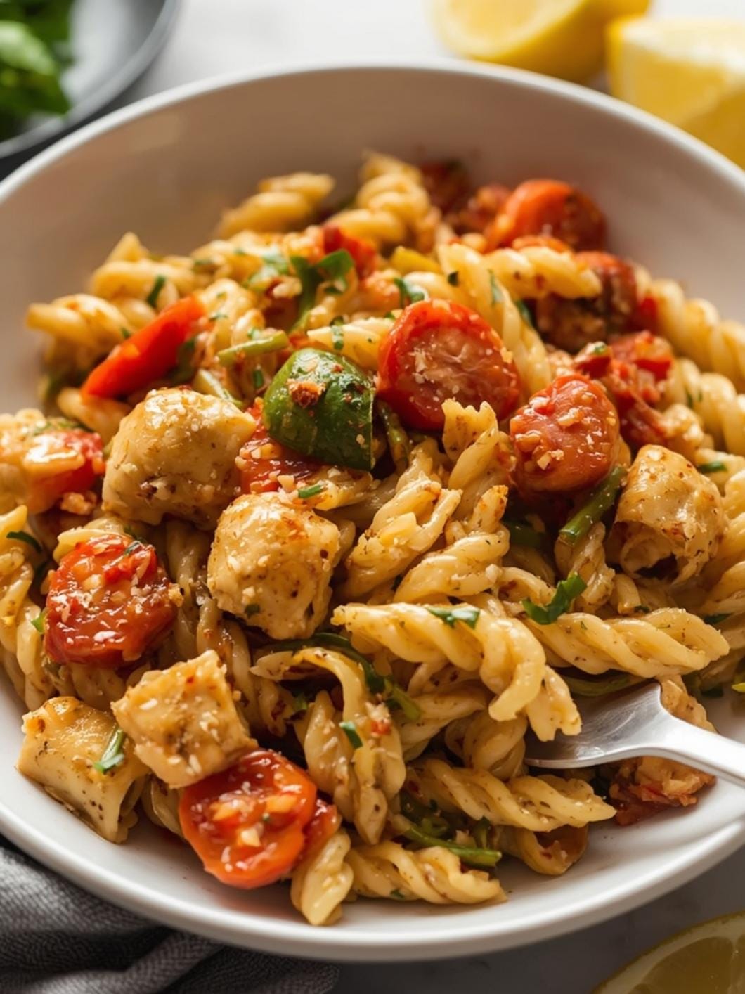 Lemon Chicken Pasta Primavera: Easy Veggie-Loaded Dinner Idea