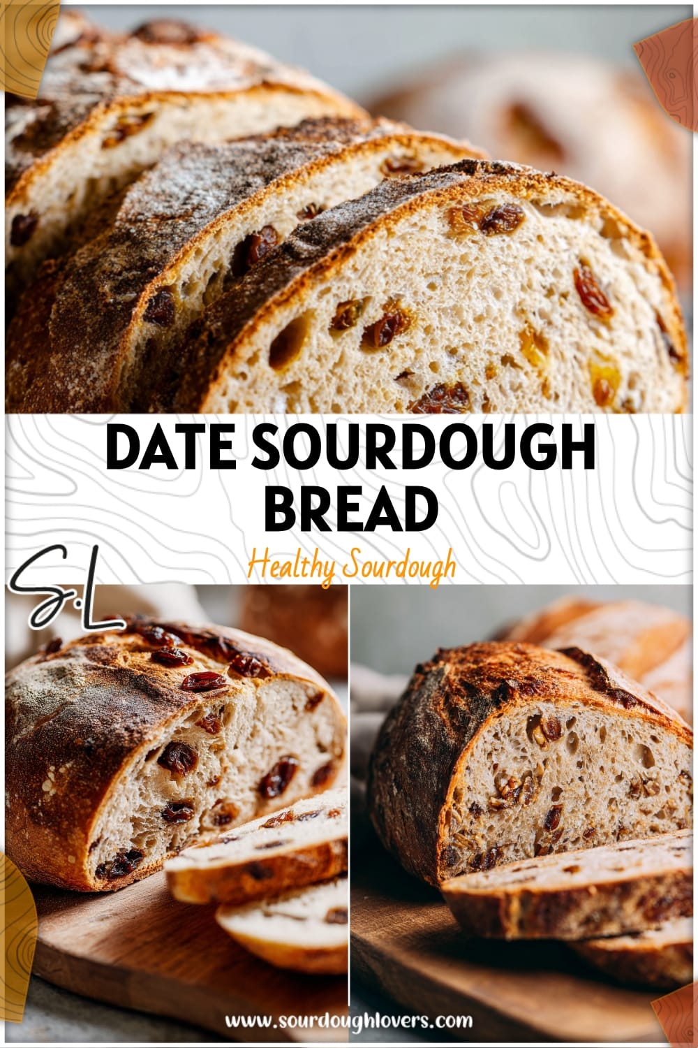Naturally Sweetened Date Sourdough Bread Recipe