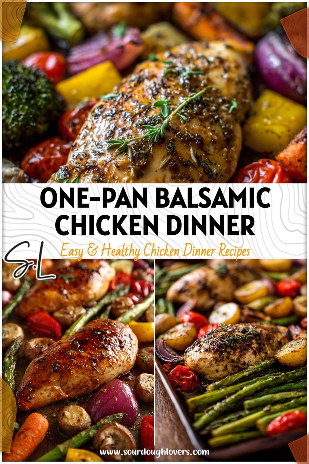 One-Pan Balsamic Chicken & Veggies: Easy Sheet Pan Dinner