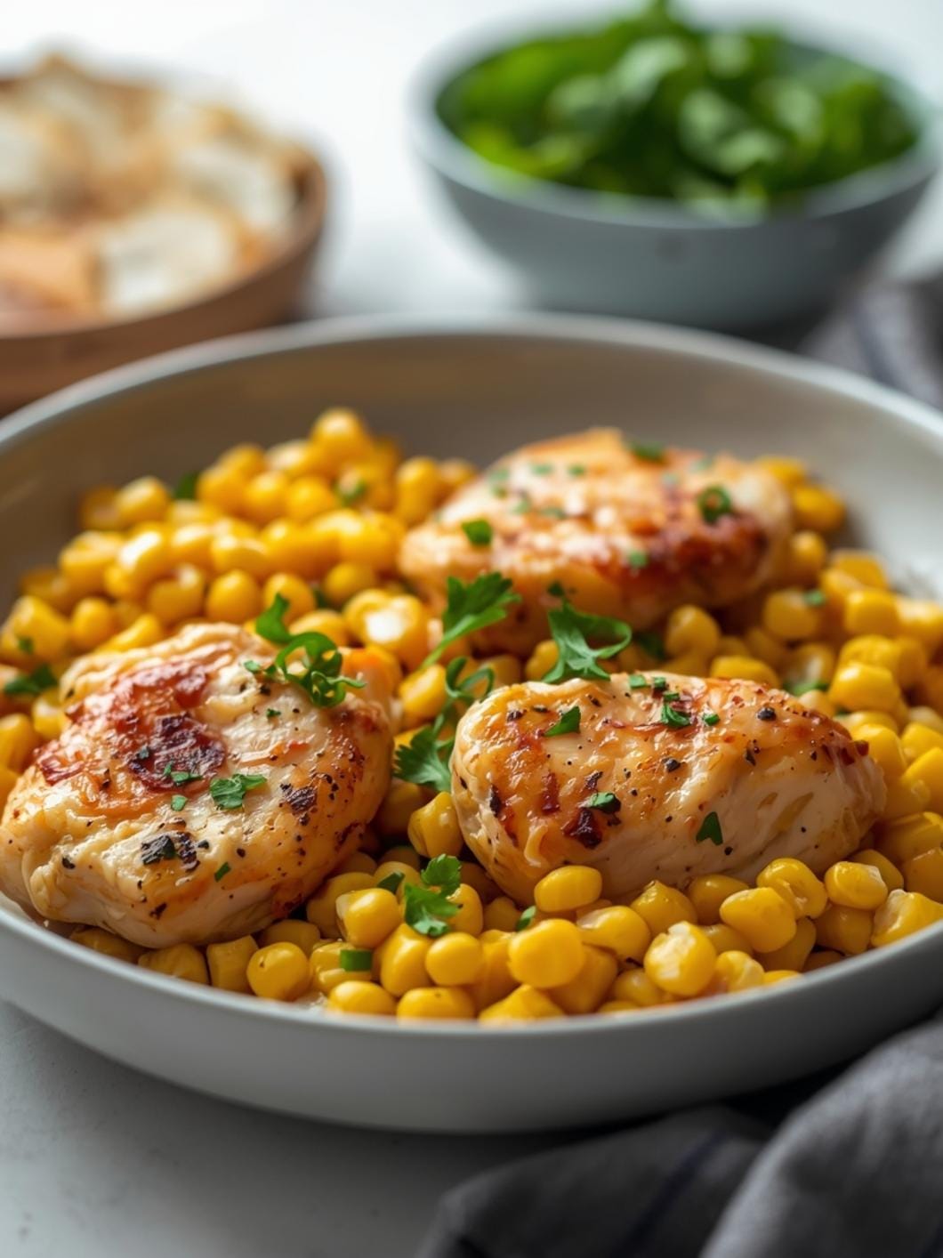 One-Pan Chicken and Corn Skillet for a Healthy Summer Dinner