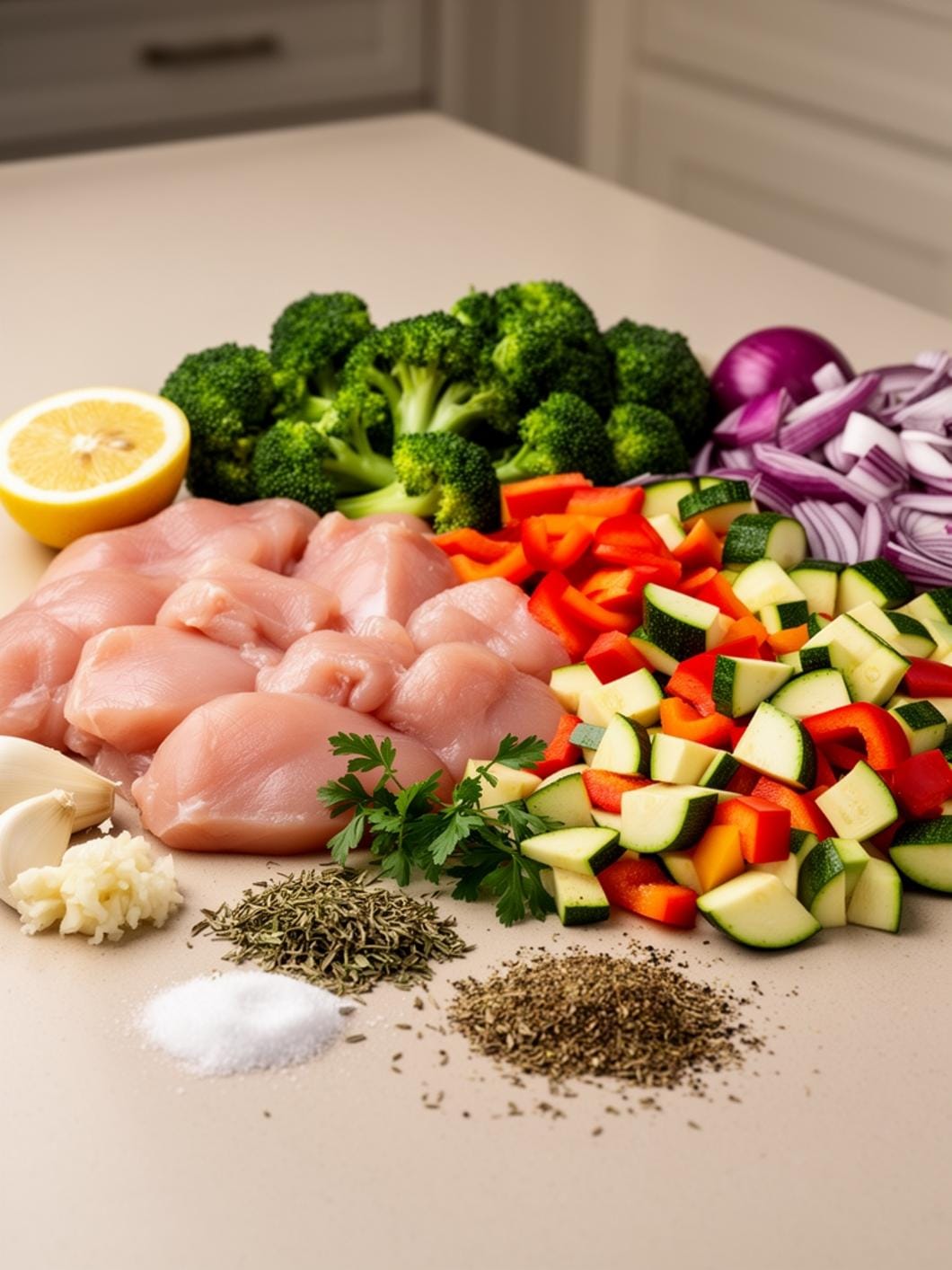 One-Pan Lemon Chicken & Veggies: Healthy Dinner for Liver Health