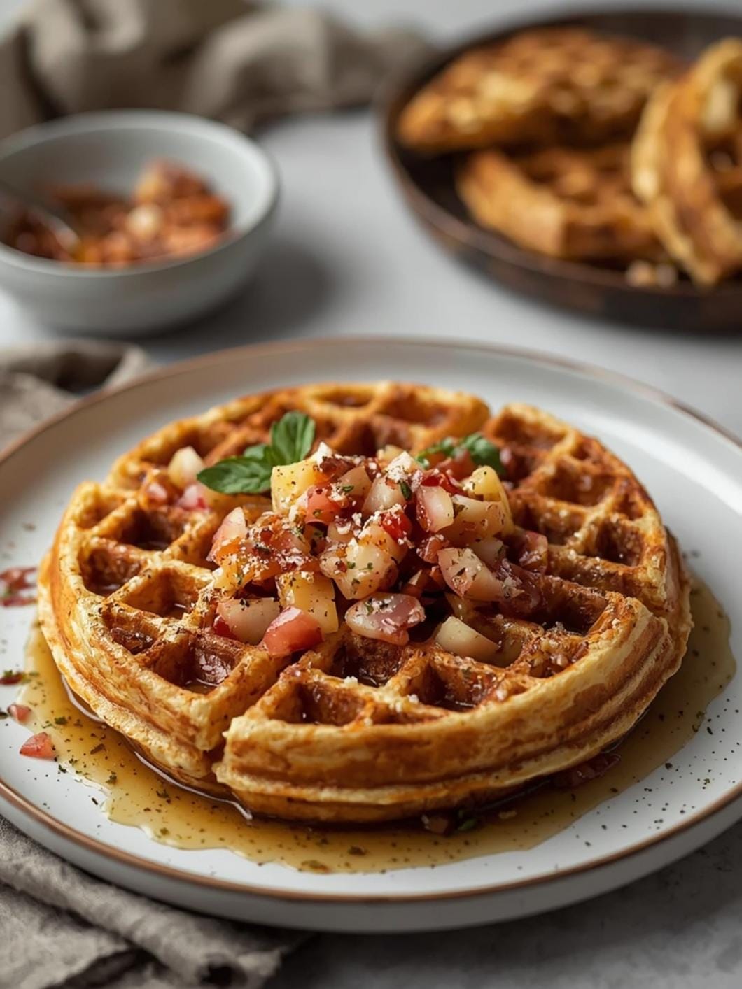 Overnight Sourdough Waffles: Easy Sourdough Discard Recipe