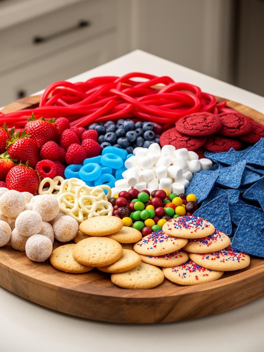 Patriotic Dessert Board: Easy 4th of July Sweet Charcuterie Ideas