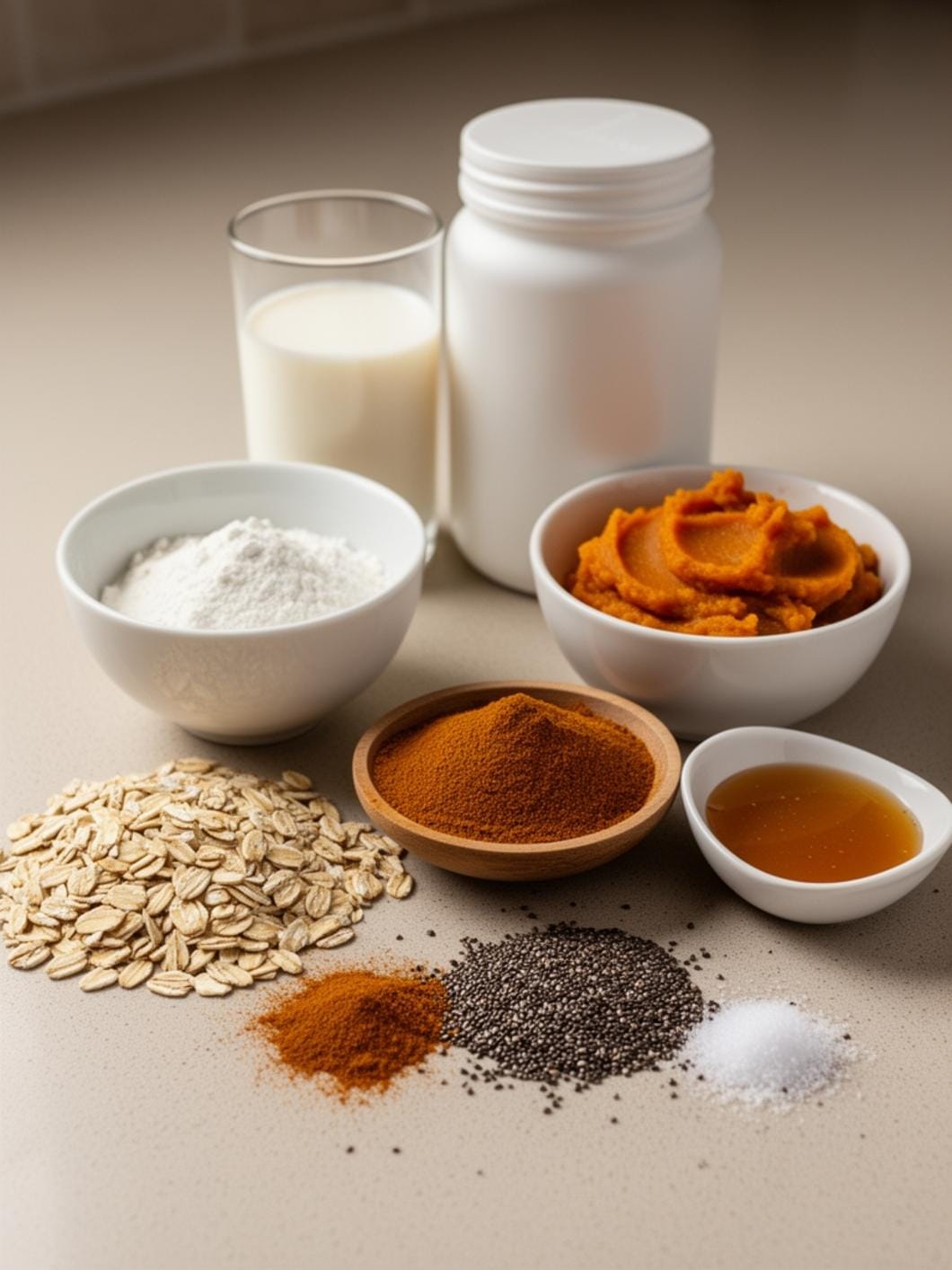 Protein Pumpkin Pie Overnight Oats Recipe