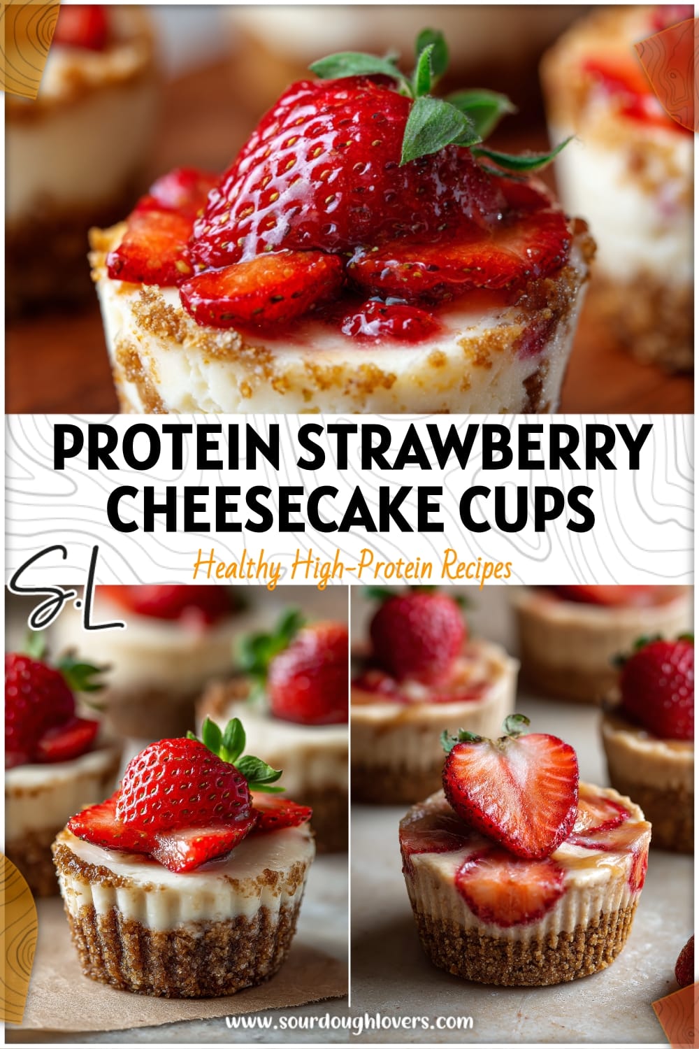 Protein Strawberry Cheesecake Cups: Healthy & Easy Meal Prep Snack