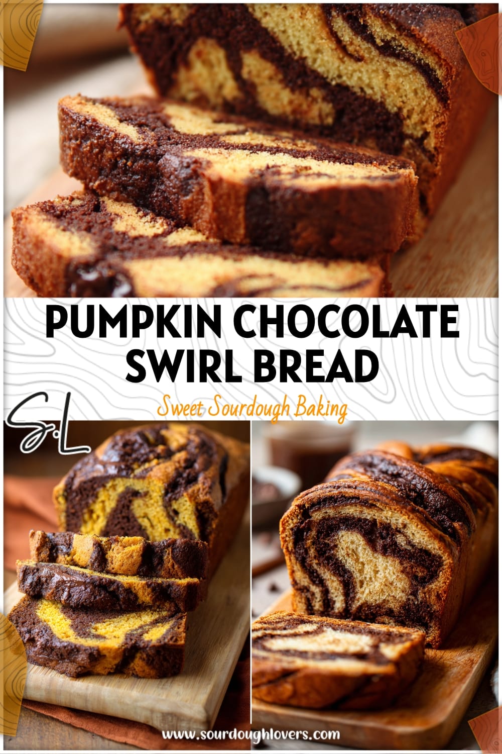 Sourdough Pumpkin Chocolate Swirl Bread Recipe