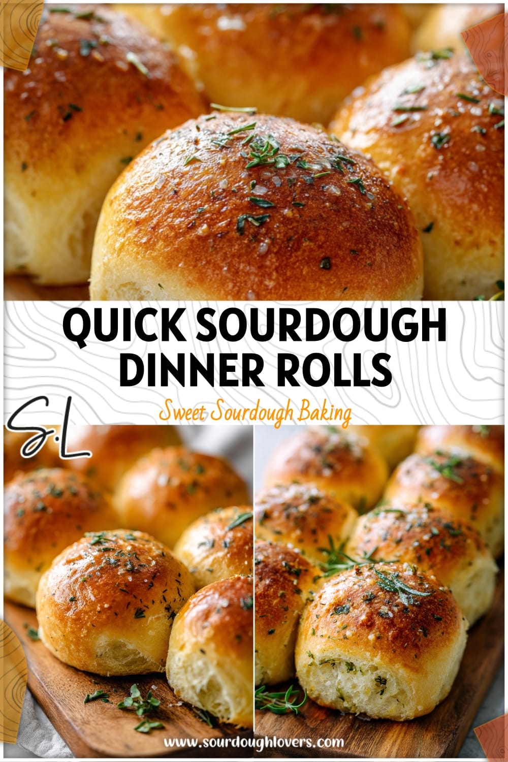 Quick Sourdough Herb Dinner Rolls Recipe