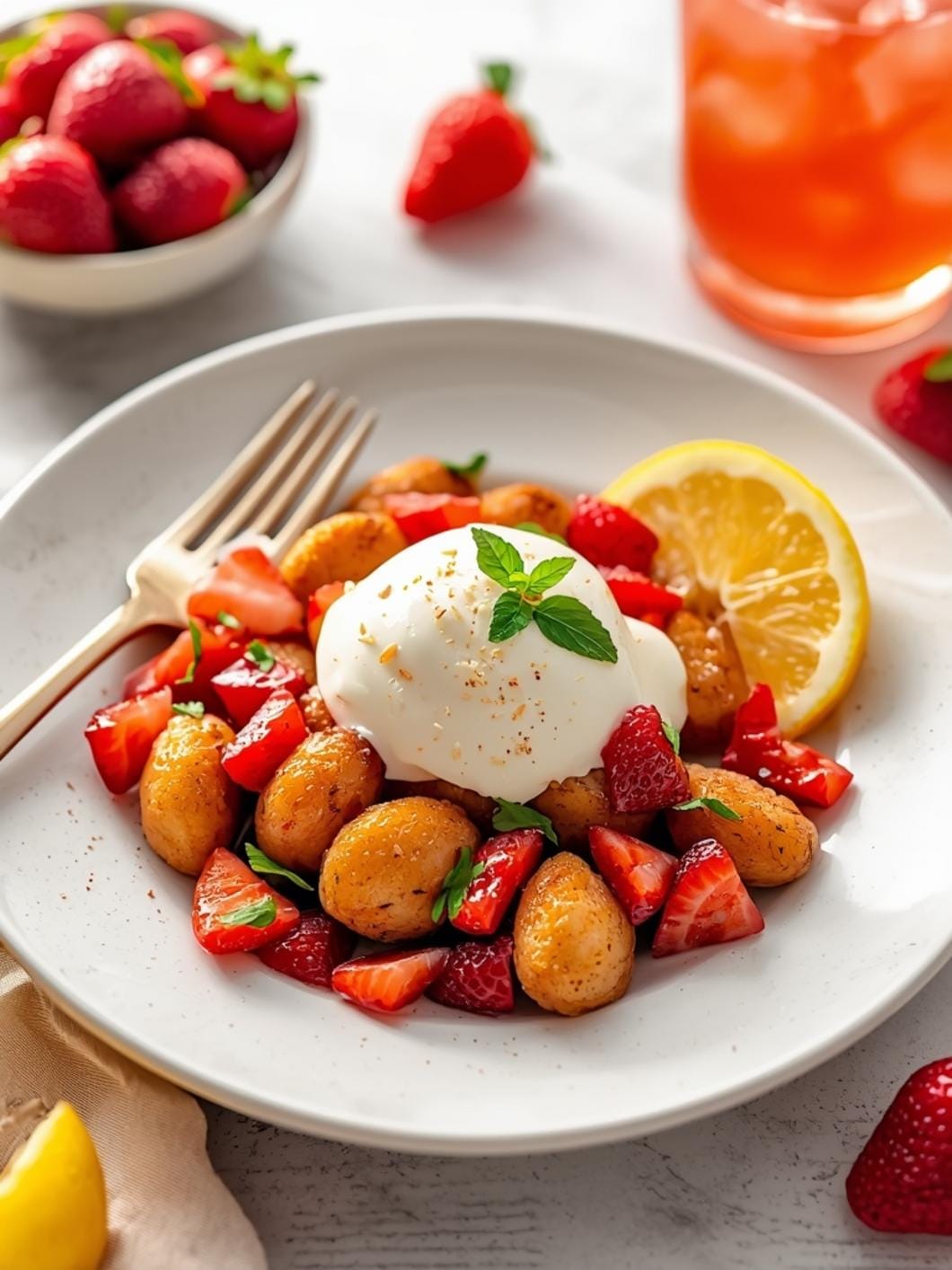 Refreshing Strawberry Raspberry Lemonade Mocktail Recipe