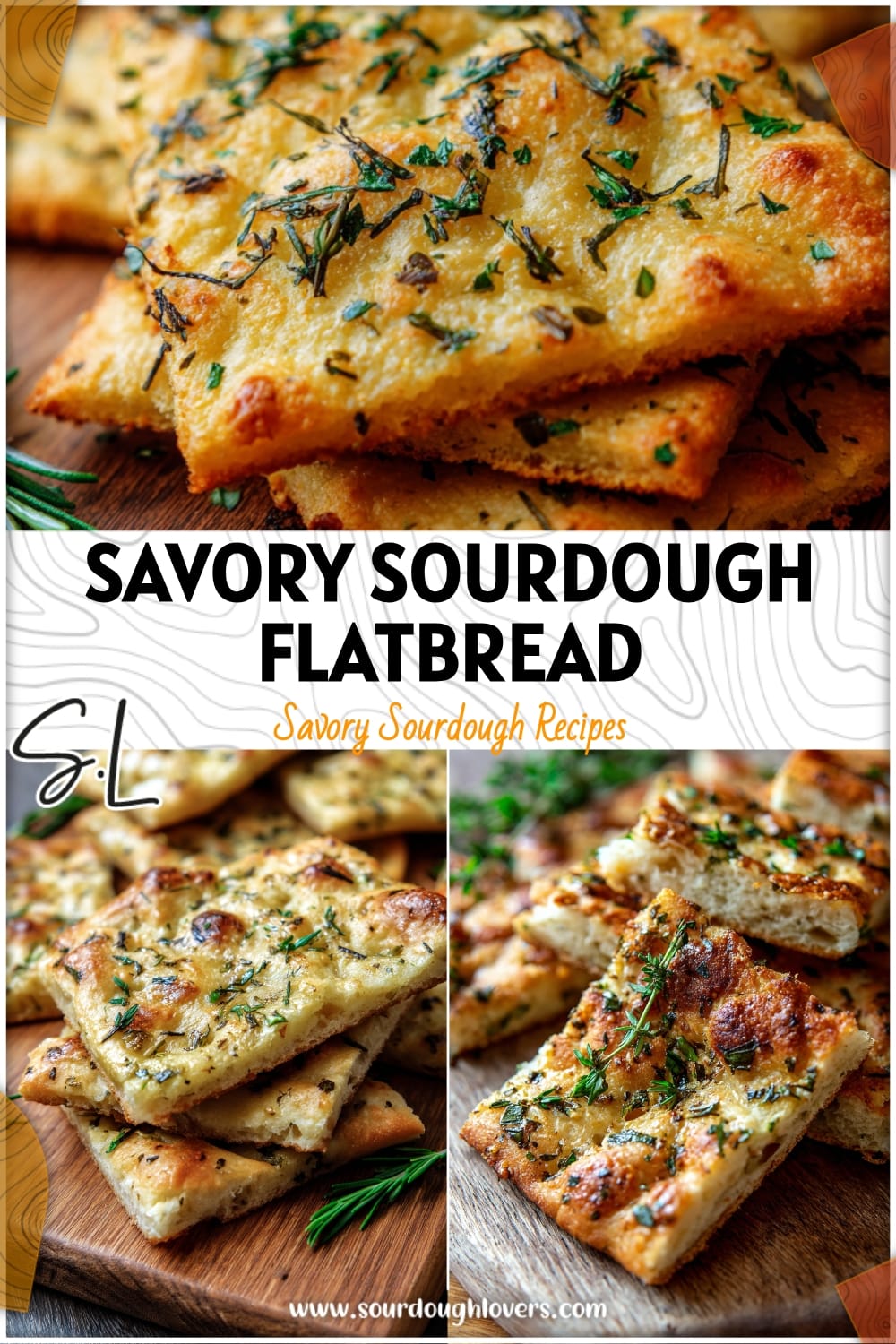 Savory Sourdough Herb Flatbread: Easy Appetizer & Snack Recipe
