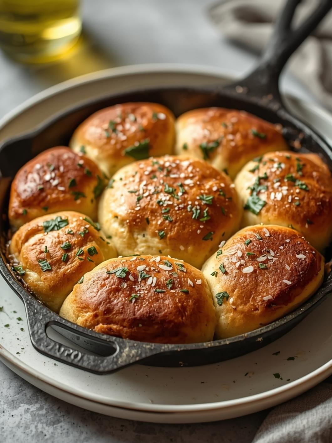 Savory Sourdough Herb Skillet Bread Recipe