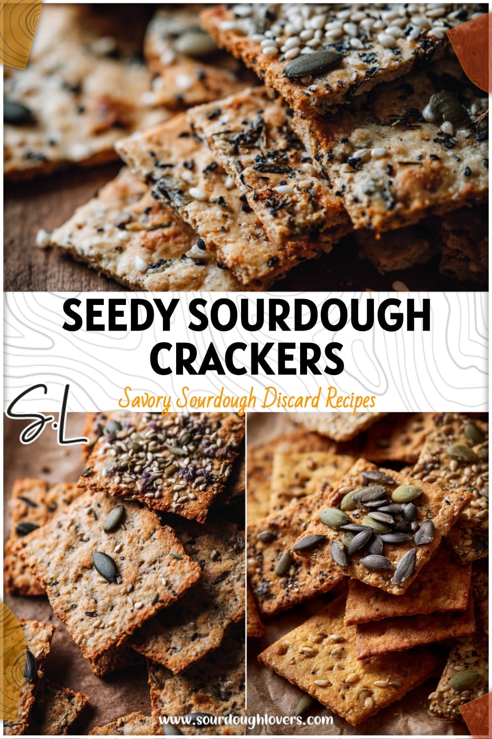 Easy Sourdough Discard Crackers: Seedy & Delicious