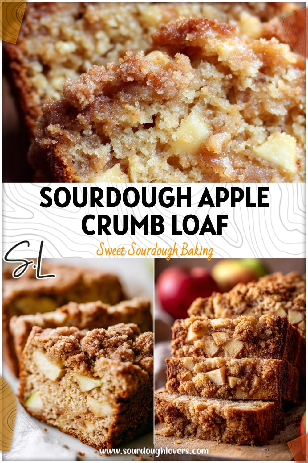Homemade Sourdough Apple Crumb Loaf Recipe
