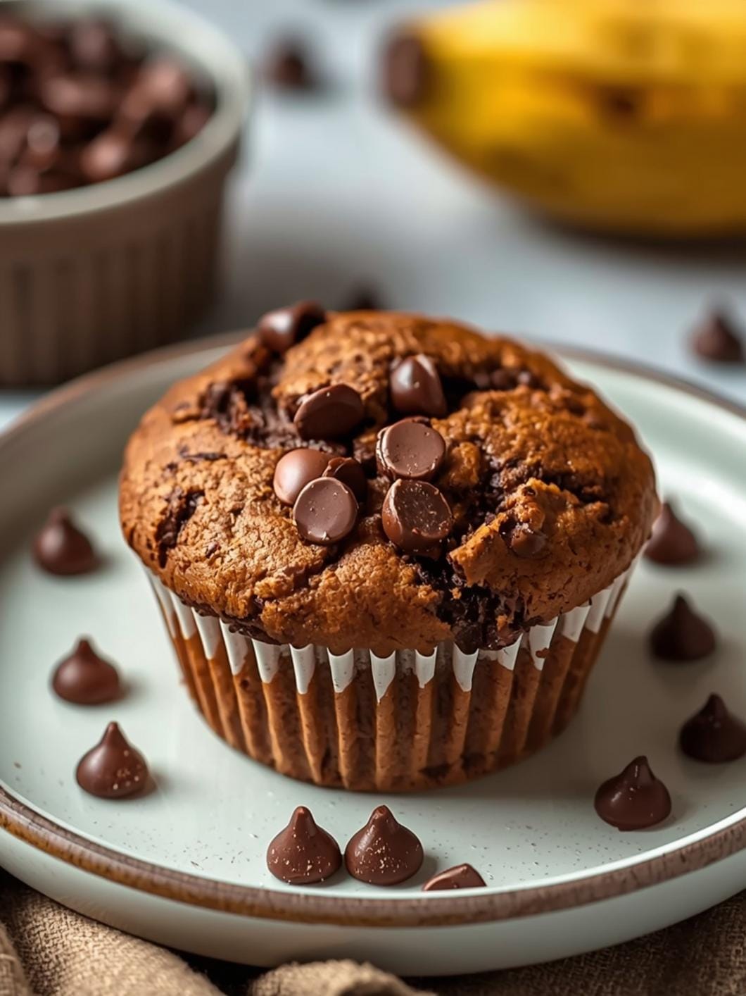 Sourdough Banana Chocolate Chip Muffins: Moist & Delicious Recipe