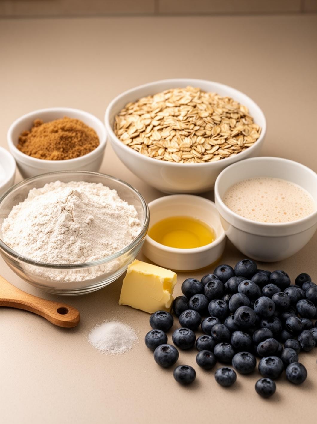 Sourdough Blueberry Oat Breakfast Bars Recipe