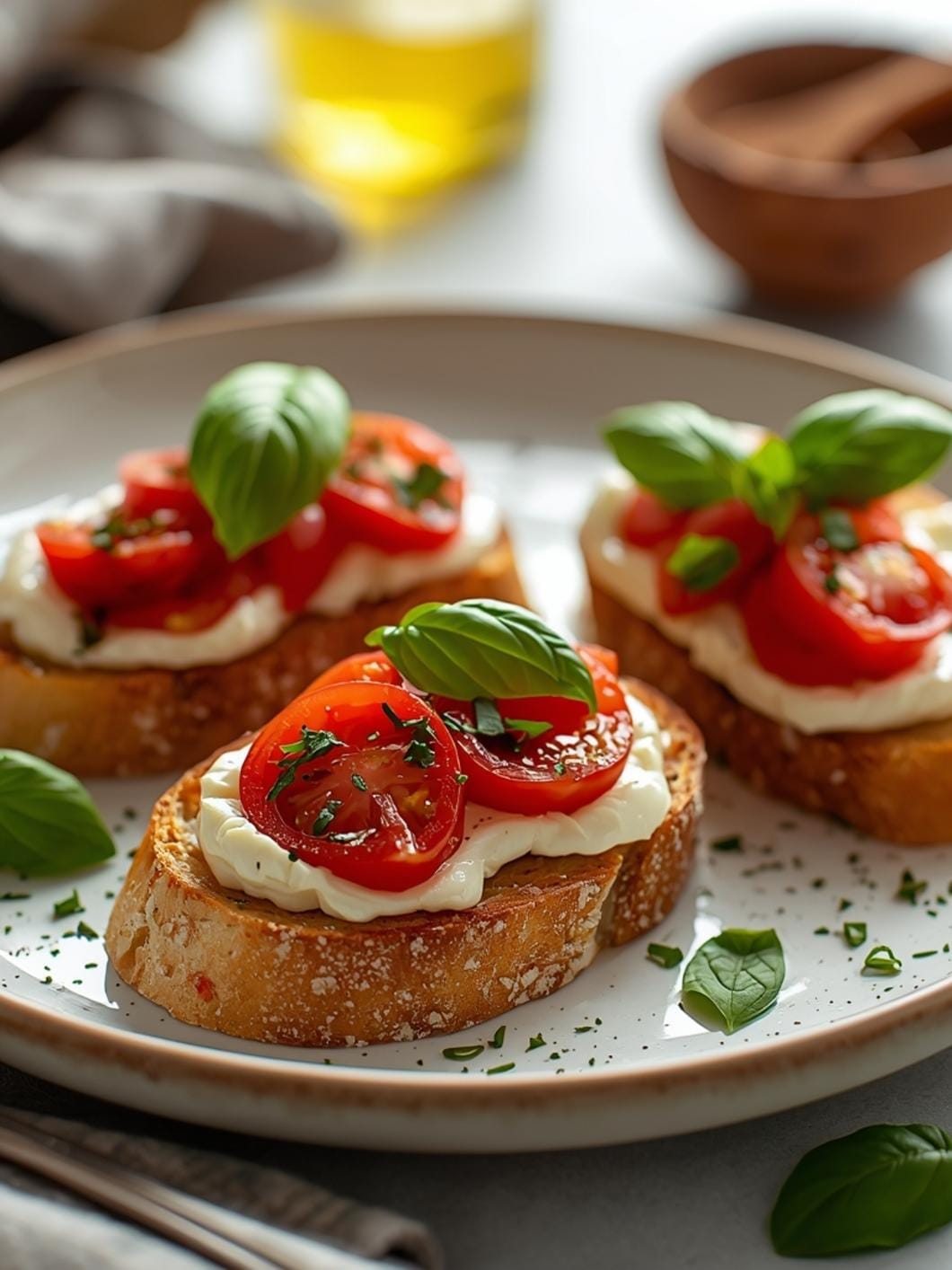 Sourdough Bruschetta with Tomato & Basil 11 Sourdough Bruschetta with Tomato & Basil