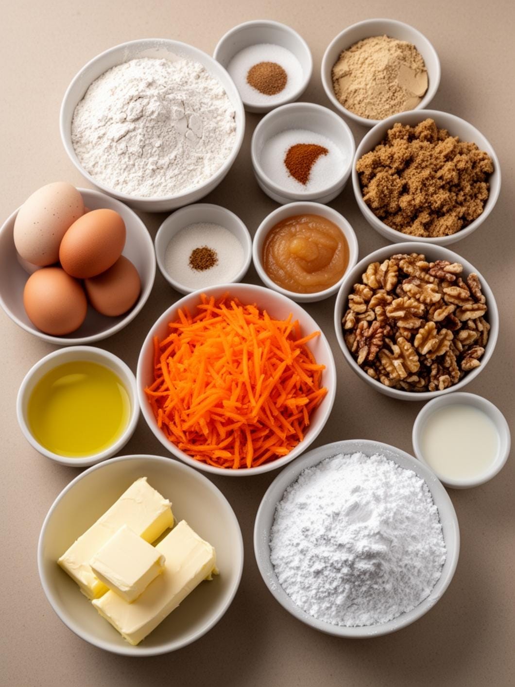 Sourdough Carrot Cake Muffins with Cream Cheese Frosting