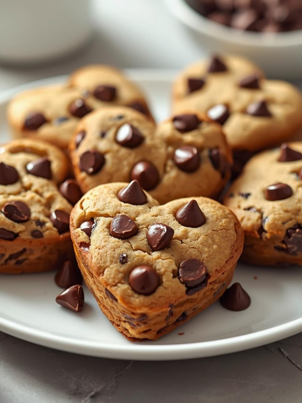 Sourdough Chocolate Chip Heart Cookies with Brown Butter 11 Sourdough Chocolate Chip Heart Cookies with Brown Butter
