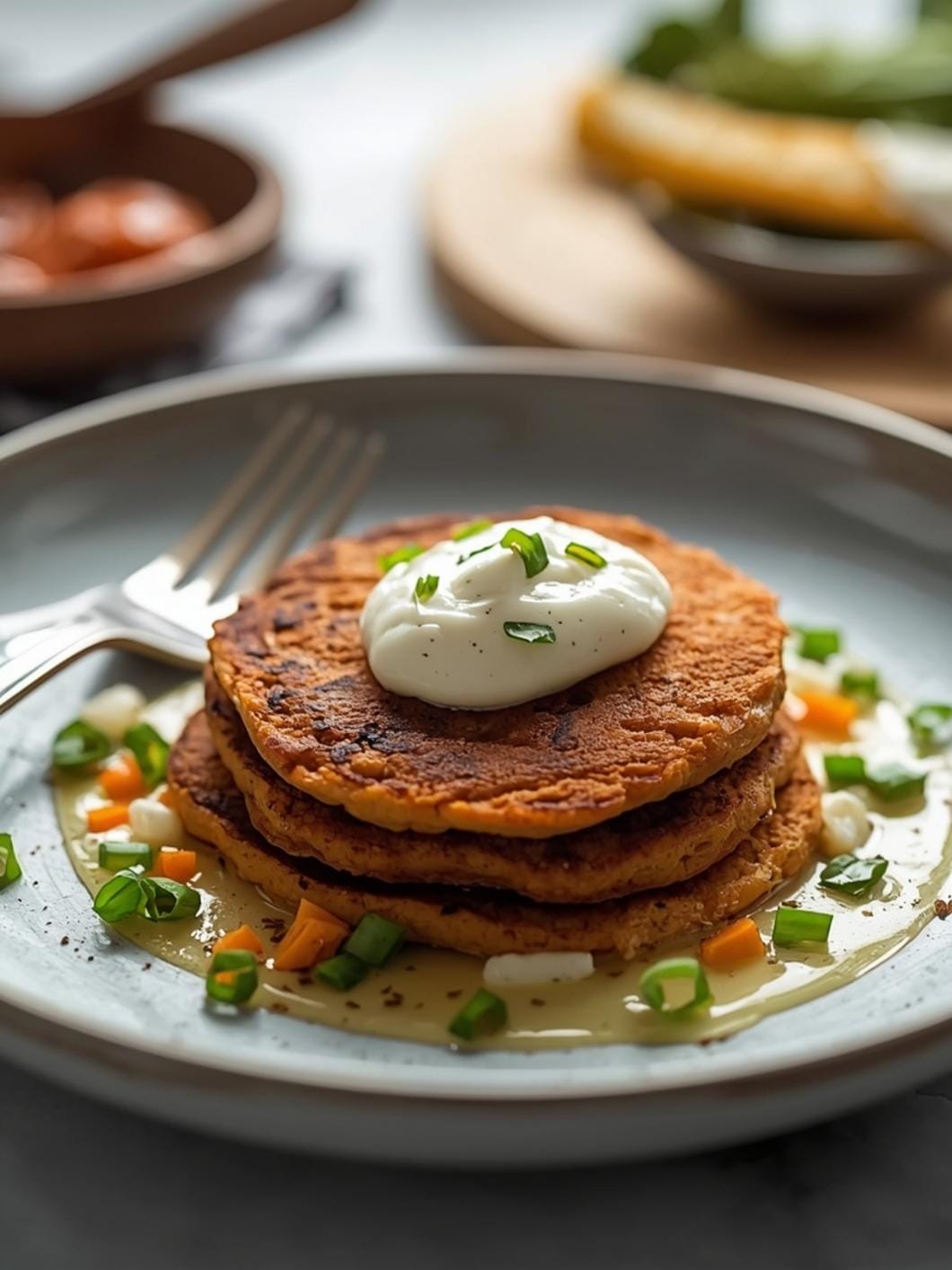 Sourdough Discard Carrot Pancakes: Savory & Quick Recipe