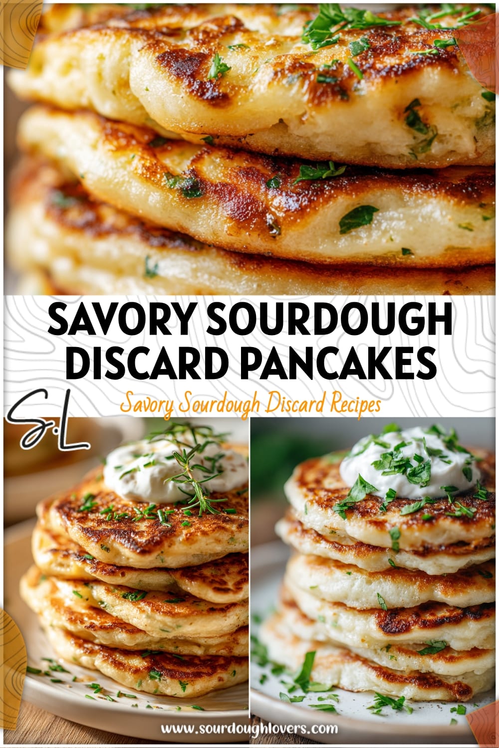 Easy Overnight Sourdough Discard Savory Pancakes
