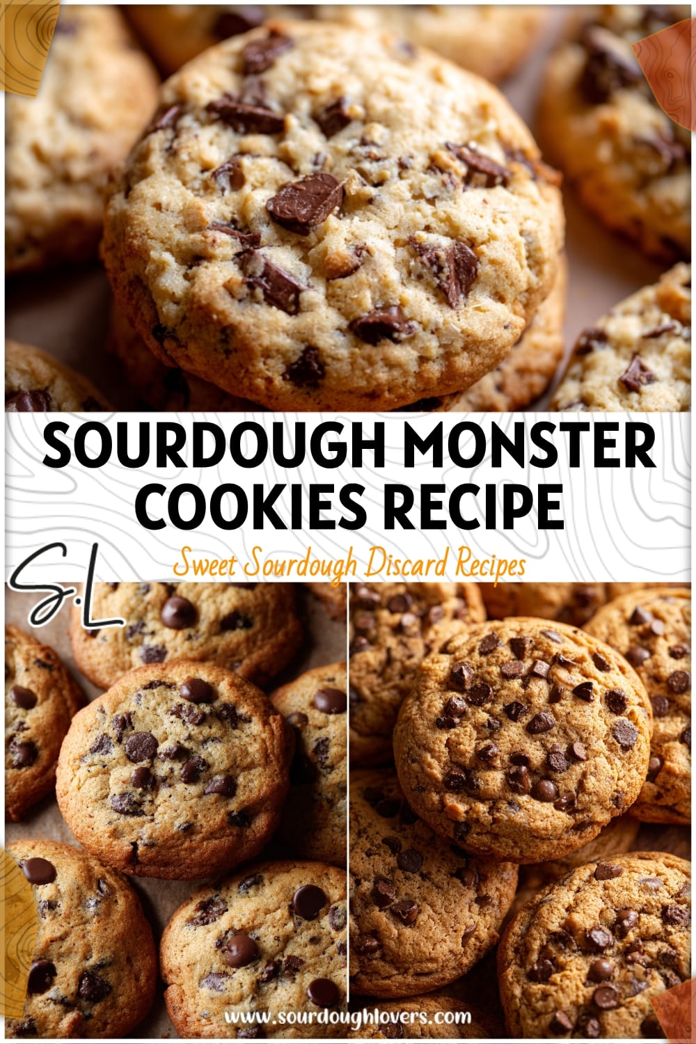 Sourdough Monster Cookies: Easy Recipe for Chewy Chocolate Chip Delights