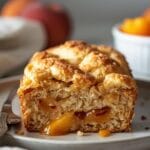 Sourdough Peach Cobbler Loaf: Easy Sourdough Discard Recipe 12 =