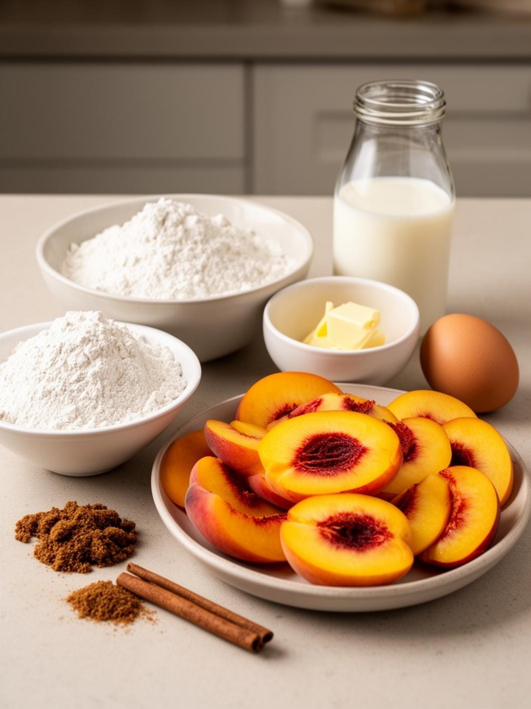 Sourdough Peach Coffee Cake: Easy & Healthy Dessert Recipe