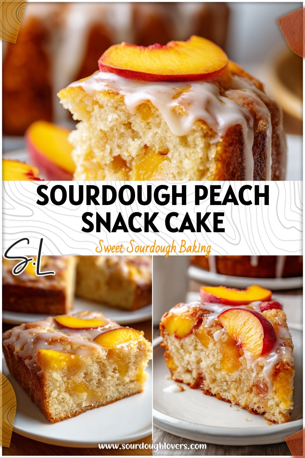 Sourdough Peach Snack Cake: Easy Southern Peach Bread Recipe
