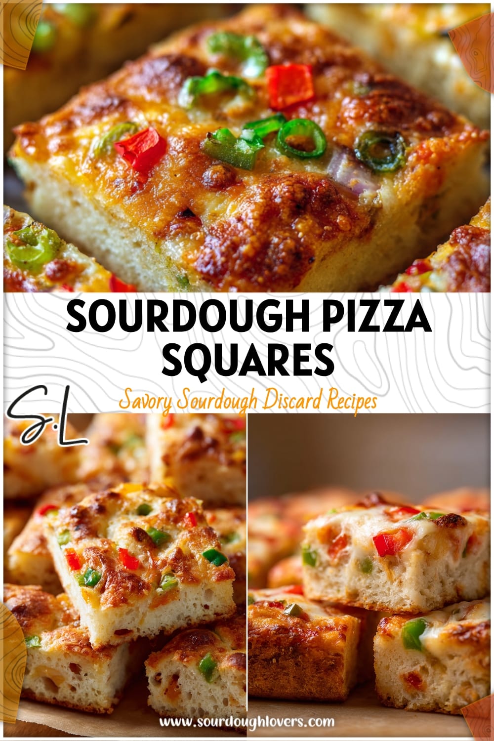 Sourdough Lunchbox Pizza Squares: Easy Sourdough Snack Ideas for Parties
