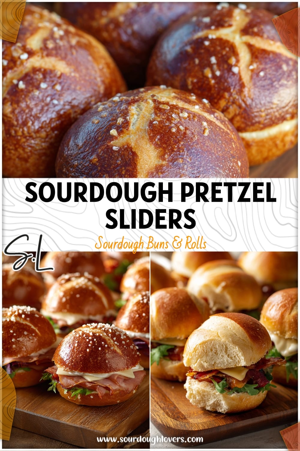 Homemade Sourdough Pretzel Roll Sliders - Easy Recipe