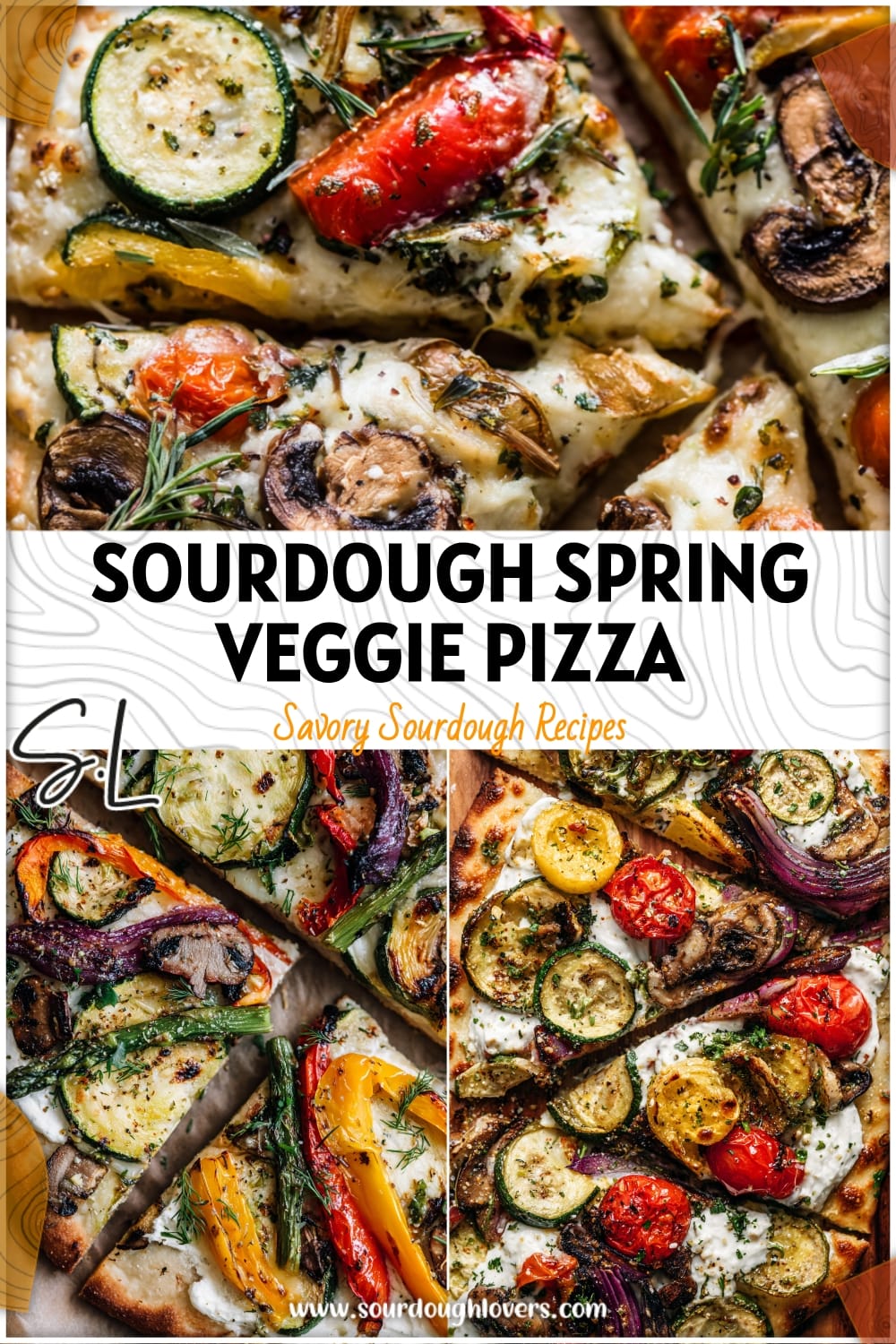 Sourdough Spring Veggie Pizza: Easy Roasted Vegetable Flatbread Recipe