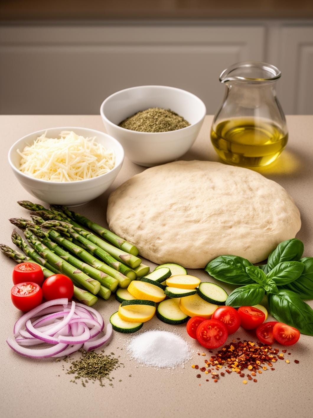 Sourdough Spring Veggie Pizza: Easy Recipe for a Flavorful Meal