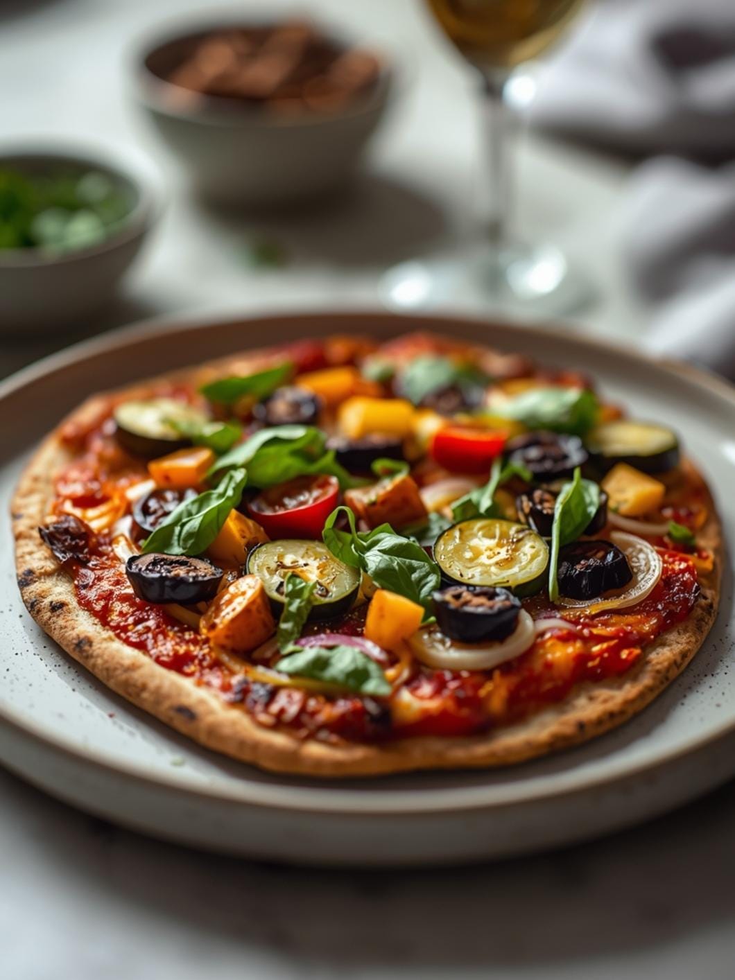 Sourdough Spring Veggie Pizza: Easy Roasted Vegetable Flatbread Recipe