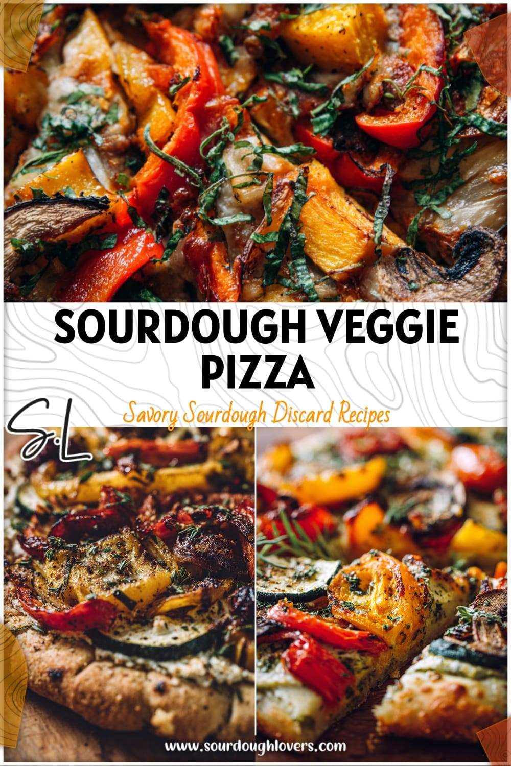 Sourdough Garden Veggie Pizza: Easy Meatless Recipe for Fall & Winter