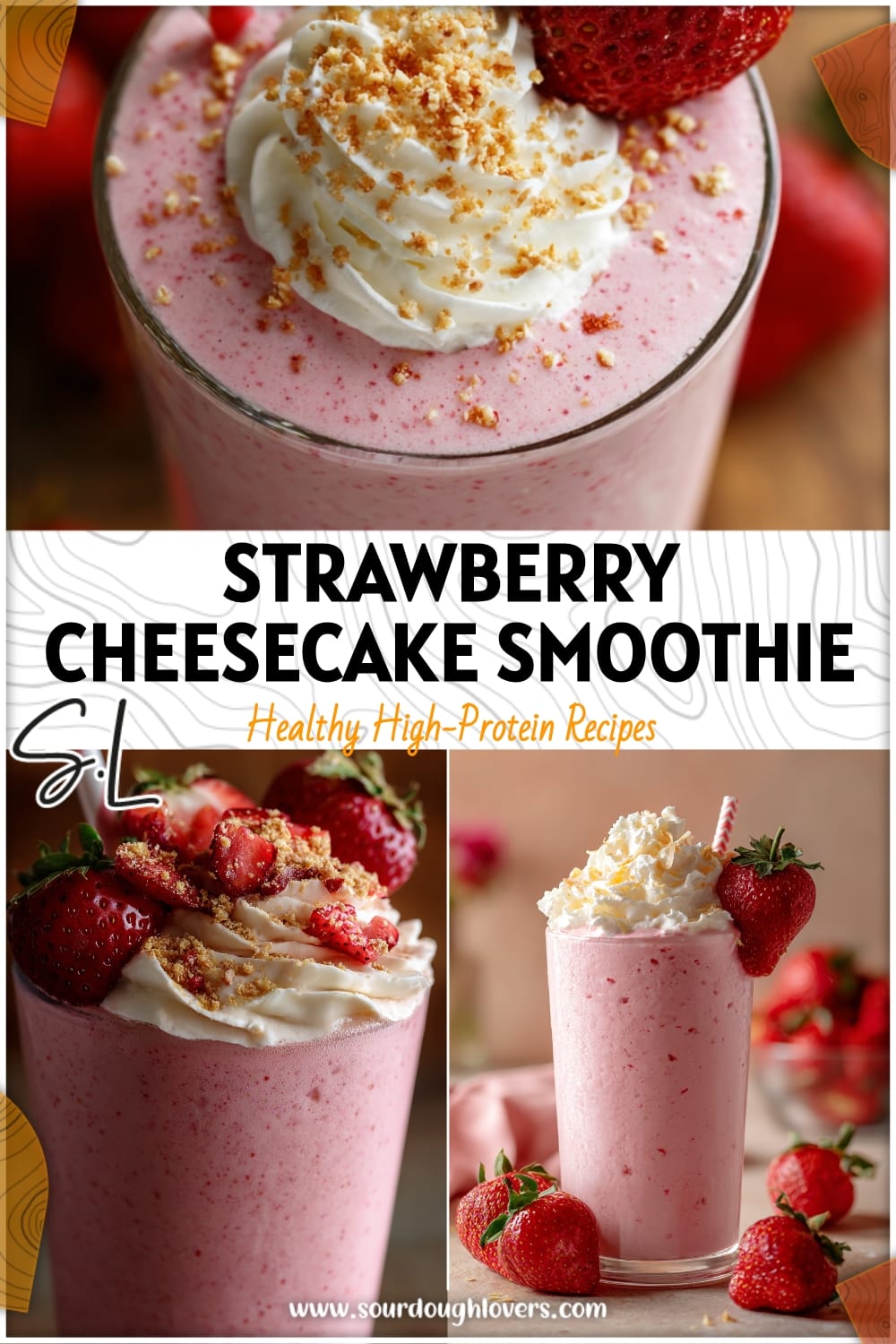 Protein Strawberry Cheesecake Smoothie - No Banana Recipe!