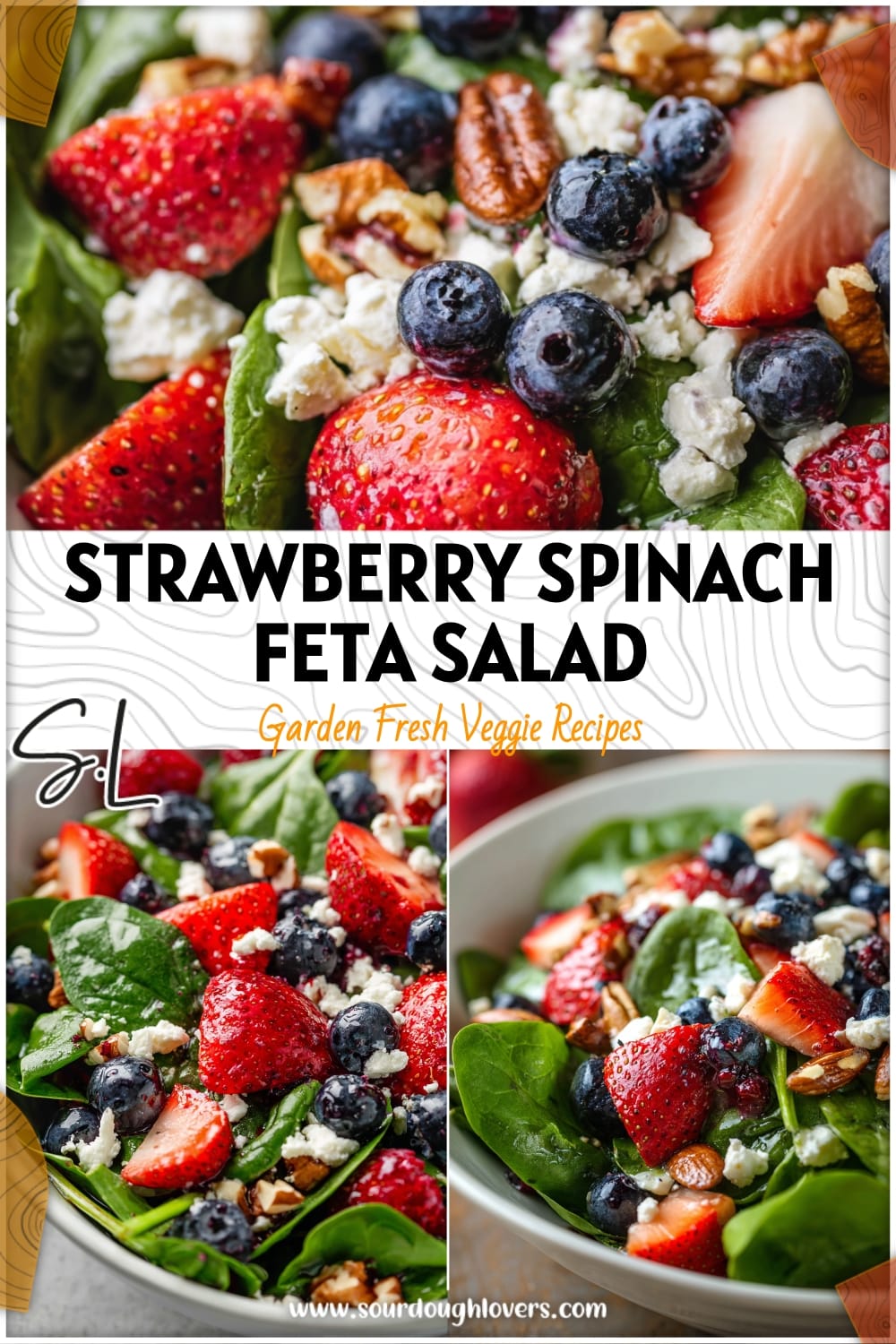 Strawberry Spinach Salad with Feta and Berries 14 Strawberry Spinach Salad with Feta and Berries