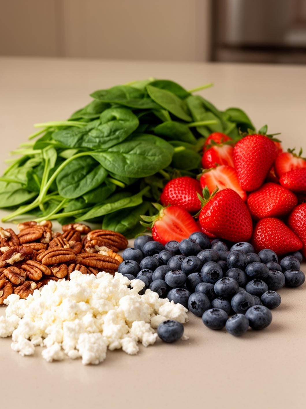 Strawberry Spinach Salad with Feta and Berries 13 Strawberry Spinach Salad with Feta and Berries