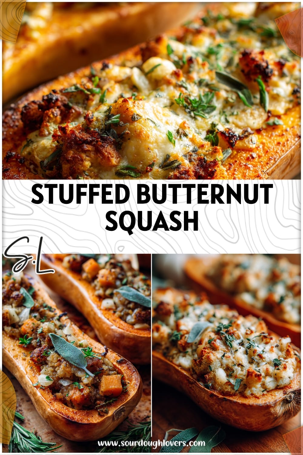Sourdough Apple Sage Stuffed Butternut Squash 14 Sourdough Apple Sage Stuffed Butternut Squash