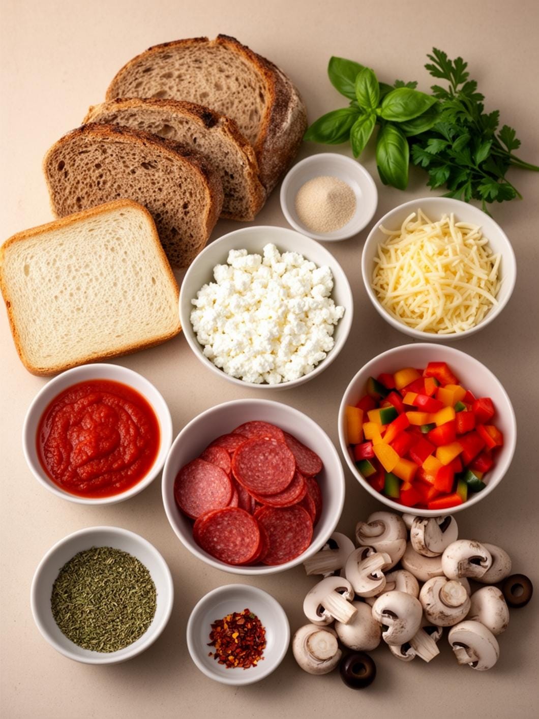 Viral Cottage Cheese Pizza Toast: High Protein Comfort Food