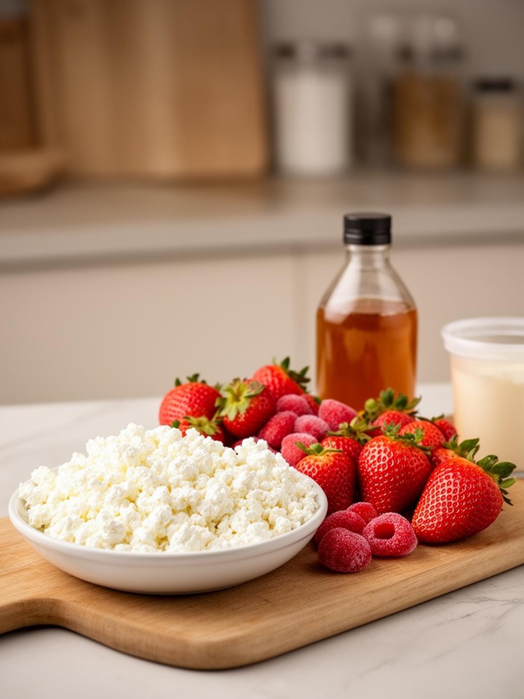 Viral Cottage Cheese Strawberry Ice Cream: Healthy 3-Ingredient Dessert