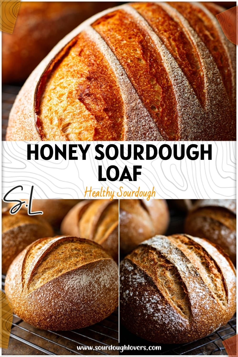 Easy Whole Wheat Honey Sourdough Loaf Recipe