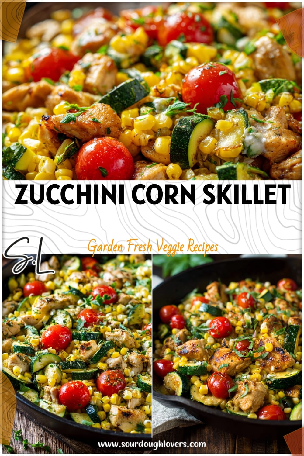 Healthy Zucchini Corn Skillet with Chicken: Easy One-Pan Summer Dinner