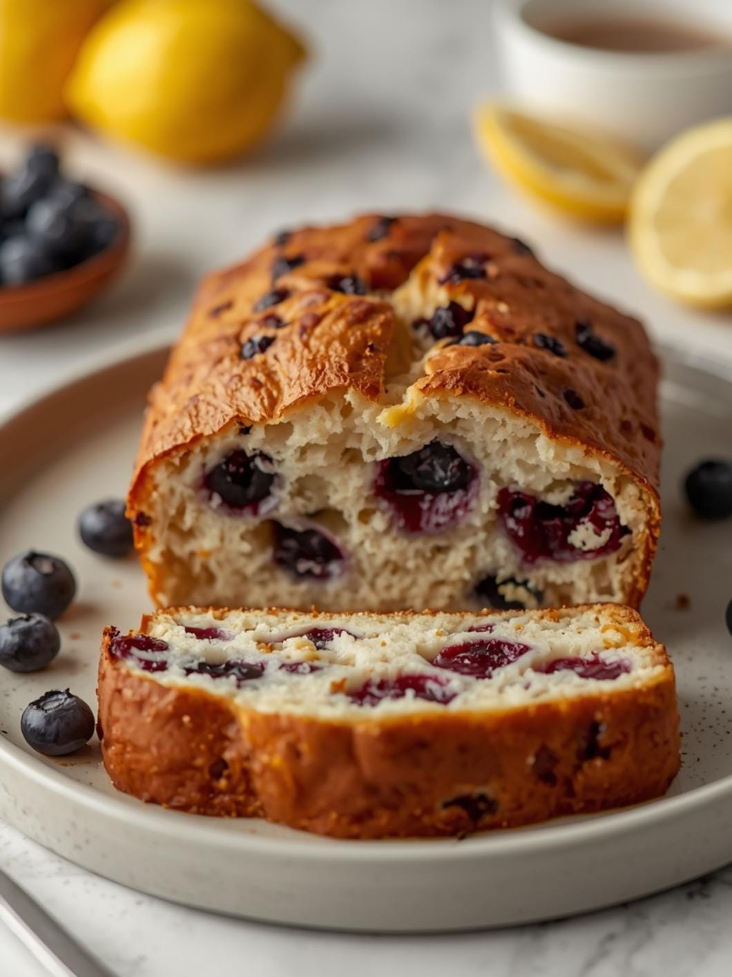 Blueberry Lemon Sourdough Bread: Easy Sourdough Inclusions