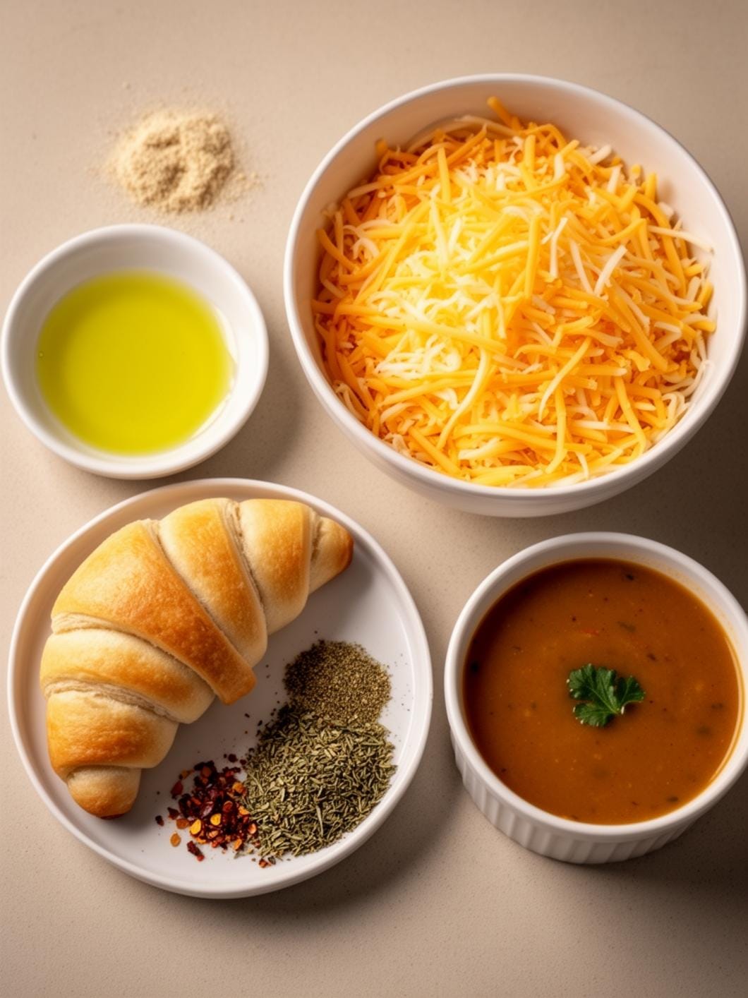Cheesy Sourdough Bread Bowls for Soup Dipping