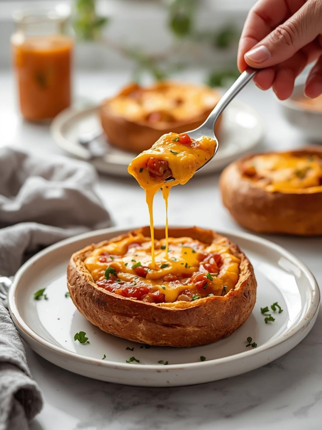 Cheesy Sourdough Bread Bowls for Soup Dipping