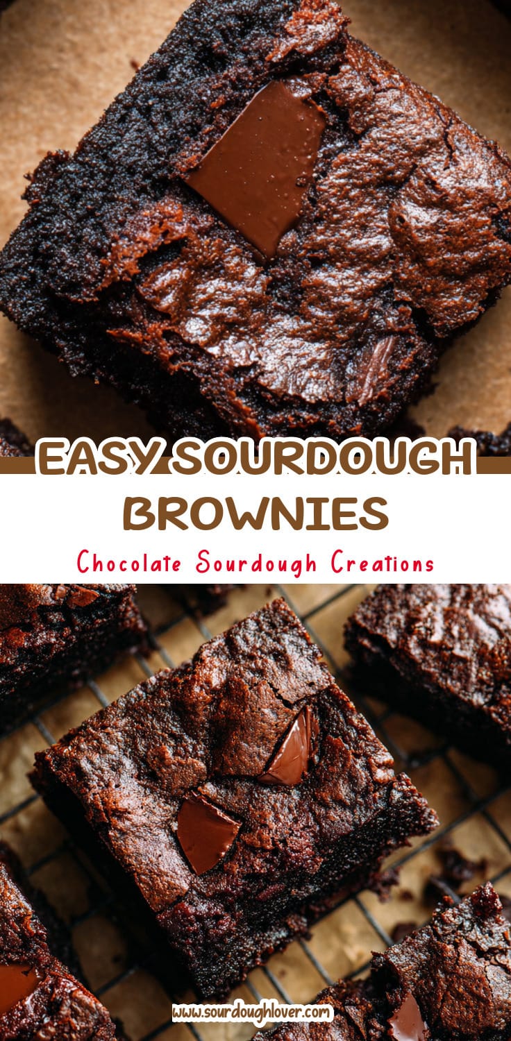 Sourdough Brownie Recipes: Chocolate Chunk Brownies That Are Easy to Make